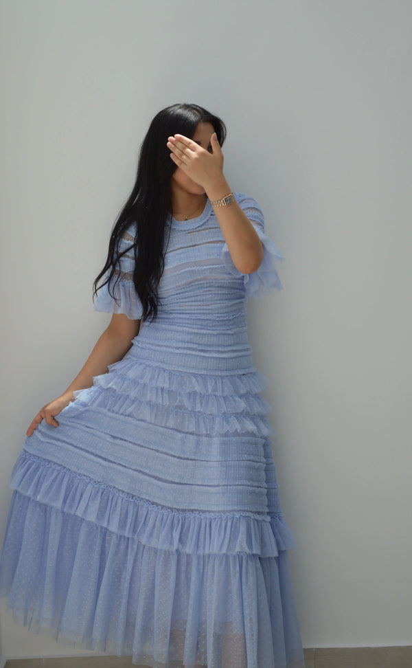 Blue Ruffle